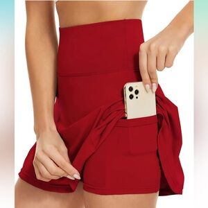 EUC Women’s High Waisted Pleated Tennis Skirt